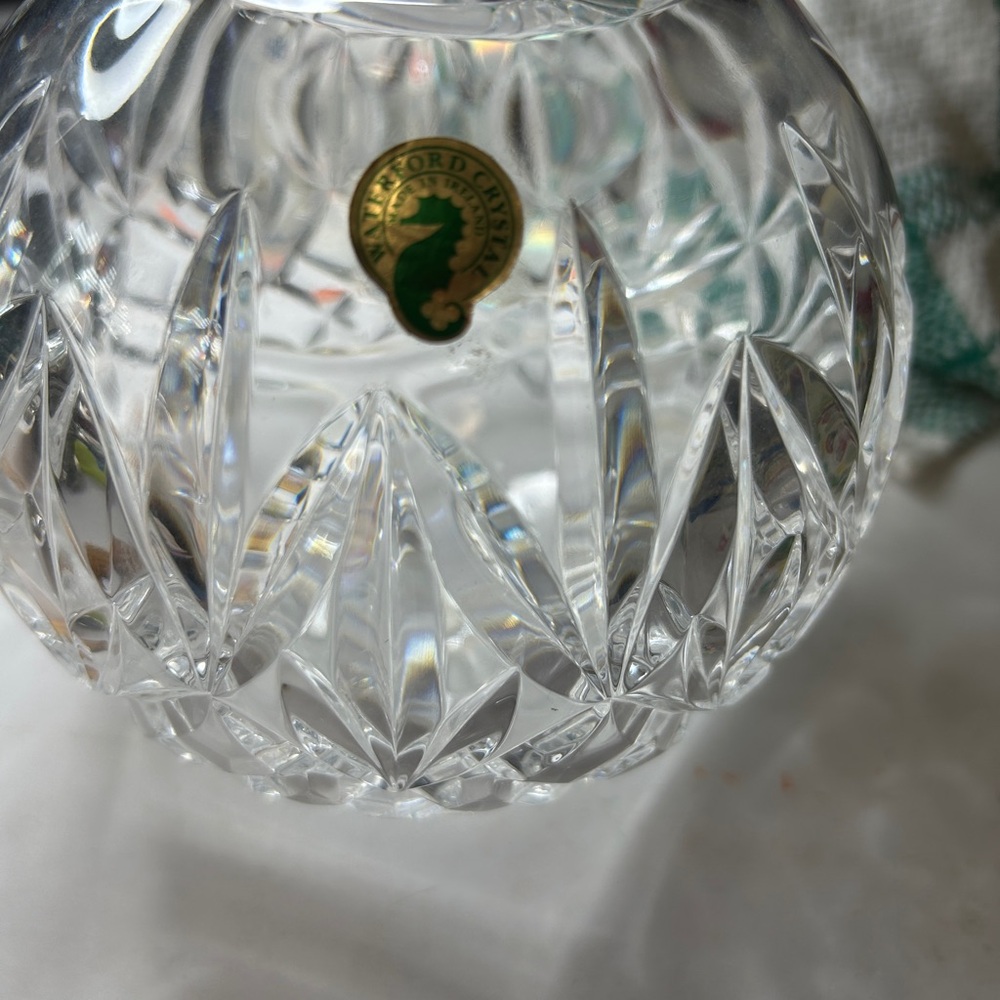 Waterford Clear Crystal Vase